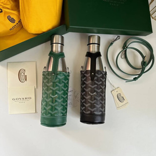 Goyard water bottle stainless พร้อมส่ง กระบอกน้ำที่ Luxury ที่สุด เก็บความเย็นได้ 24ชม. ความร้อน 12ชม. มาพร้อมกระเป๋า