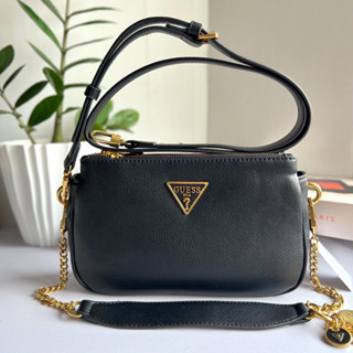 มีสองสี GUESS Destiny Top Zip Shoulder Bag