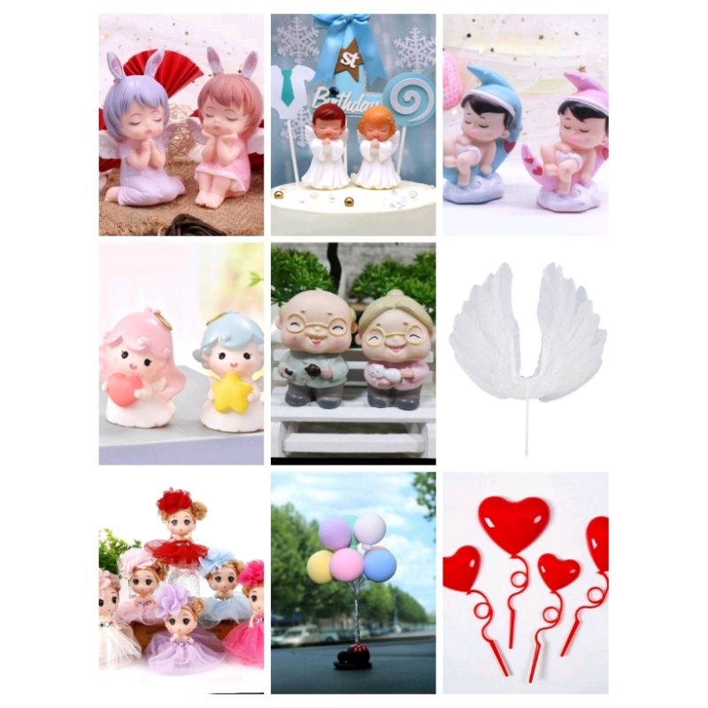 ตุ๊กตาแต่งเค้ก ป้ายปักเค้ก