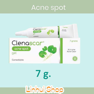 Clenascar Acne Spot Gel 7 g ดูแลสิวอักเสบ 1 หลอด