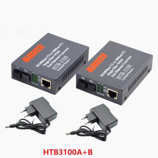 HTB-3100 A+B netLINK 10/100M Single-mode Media Converter โหมดเดียวอุปกรณ์ปรับได้ มีเดีย คอนเวอร์เตอร์ ตัวแปลงตาแมวเครือข