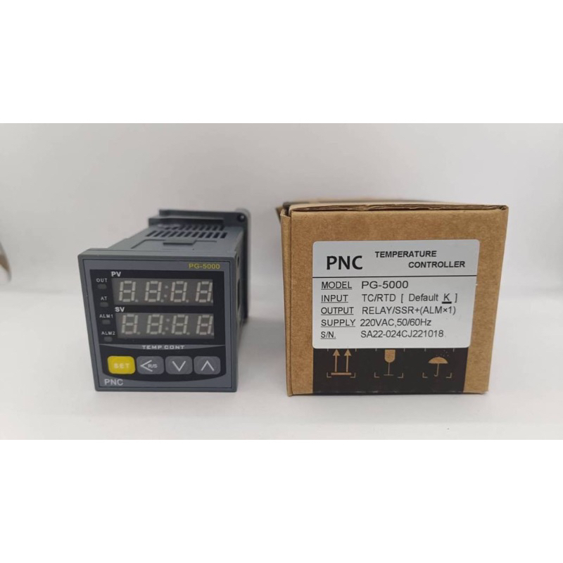 ไทย MODEL: D1S-C100-V TEMPERATURE CONTROLLER เครื่องควบคุมอุณหภูมิ แบบดิจิตอล PID หน้า 48X48MM. K 0-1300°C  SSR 22
