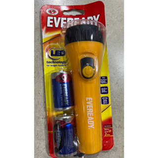 Eveready ไฟฉาย  ชุดสุดคุ้ม ถ่าน D 2 ก้อน หลอด LED ใช้งานนาน