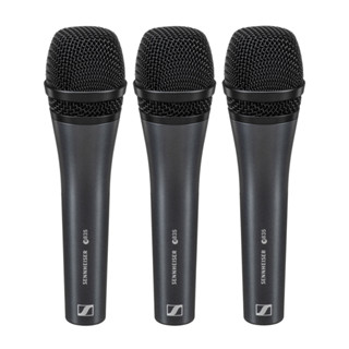 Sennheiser e835 Triple Pack *ของแท้รับประกัน 1ปี* ไมโครโฟนแพ็ก 3ตัว, Pack 3 Cardioid Handheld Dynamic Microphone ฟรี!! ก