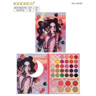 LK5103 IGOODCO 38 COLOR EYE&amp;FACE PALETTE  พาเลต แต่งหน้า 38 สี