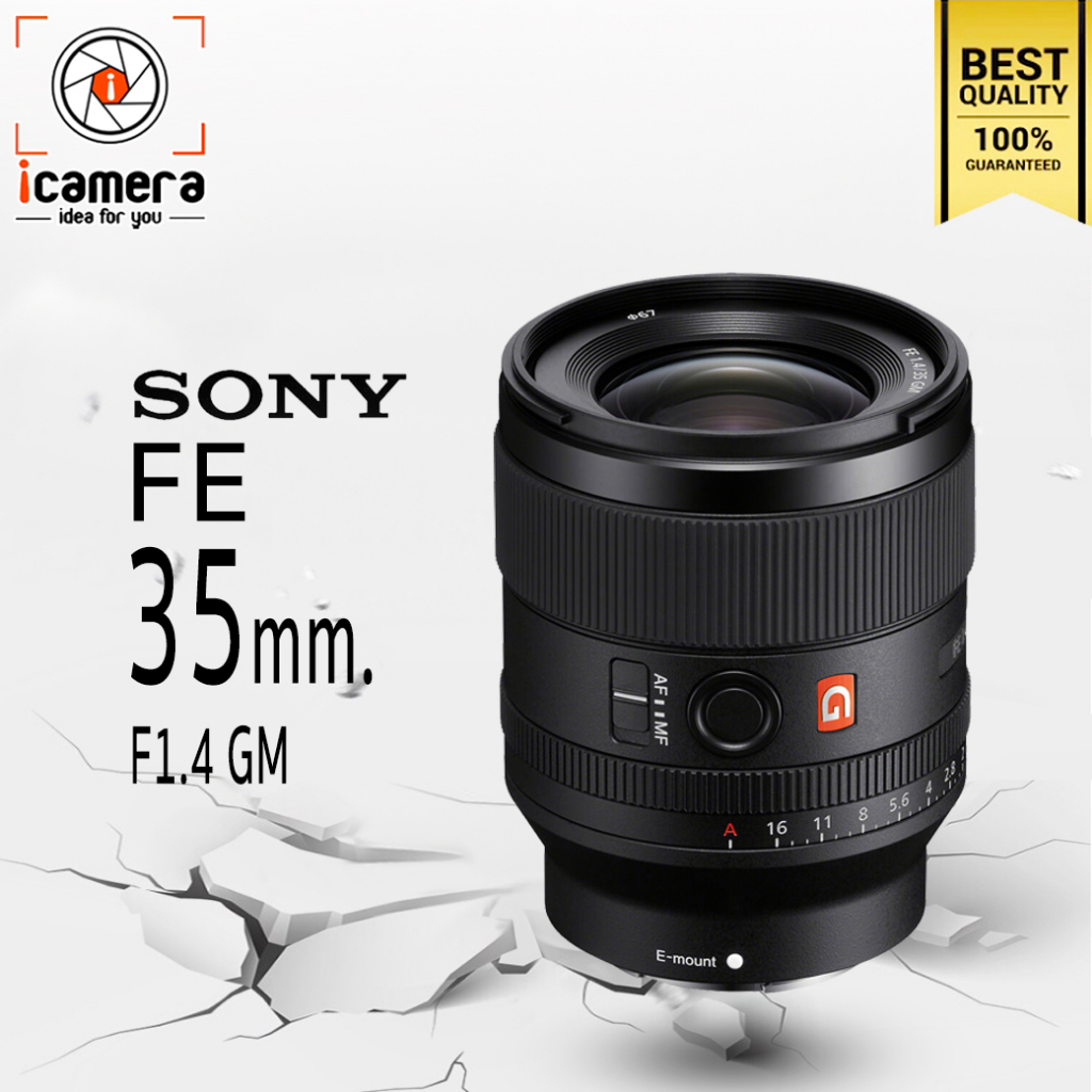 Sony Lens FE 35 mm. F1.4 GM - รับประกันร้าน icamera 1ปี