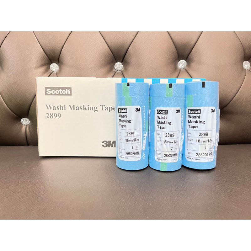 3M Washi Masking Tape 2899 สีฟ้า พร้อมส่ง ส่งไว
