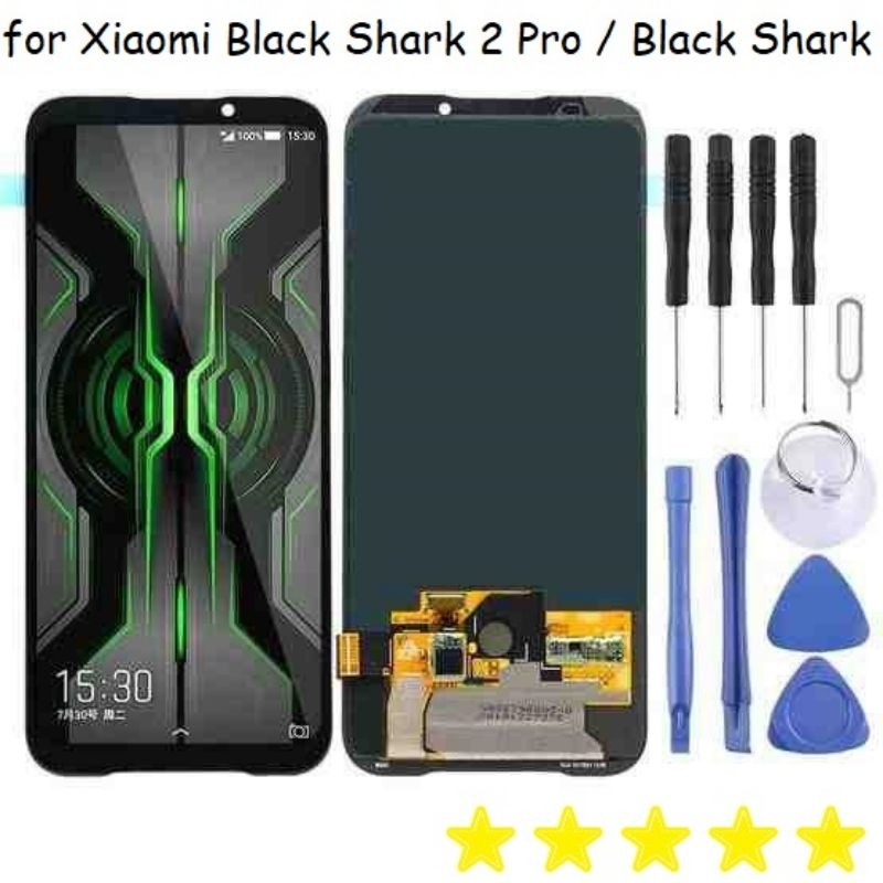 หน้าจอ LCD AMOLED ดั้งเดิมสำหรับ Xiaomi Black Shark 2 Pro / Black Shark 2 พร้อม Digitizer Full Assembly