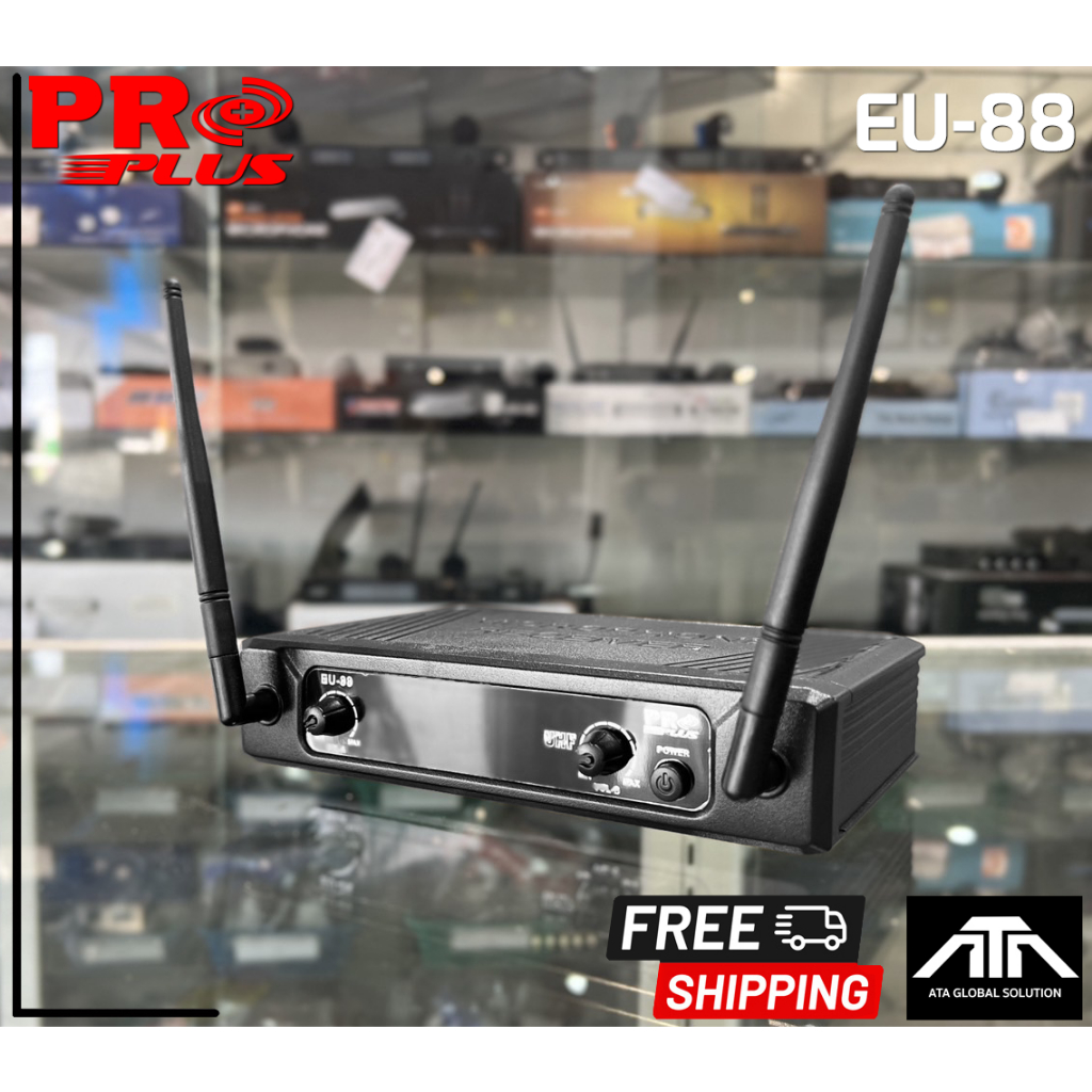 ส่งฟรี PROPLUS EU-88 EU88 ไมค์ลอย คลื่นความถี่ใหม่ คลื่น UHF รับอนุญาตจาก กสทช ไมค์ไร้สาย proplus eu88 eu 88