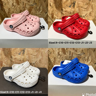 🎉พร้อมส่ง !!! รองเท้าลำลองแฟชั่น เด็ก สไตล์ Crocs Bayaband Clog Kids (Unisex)