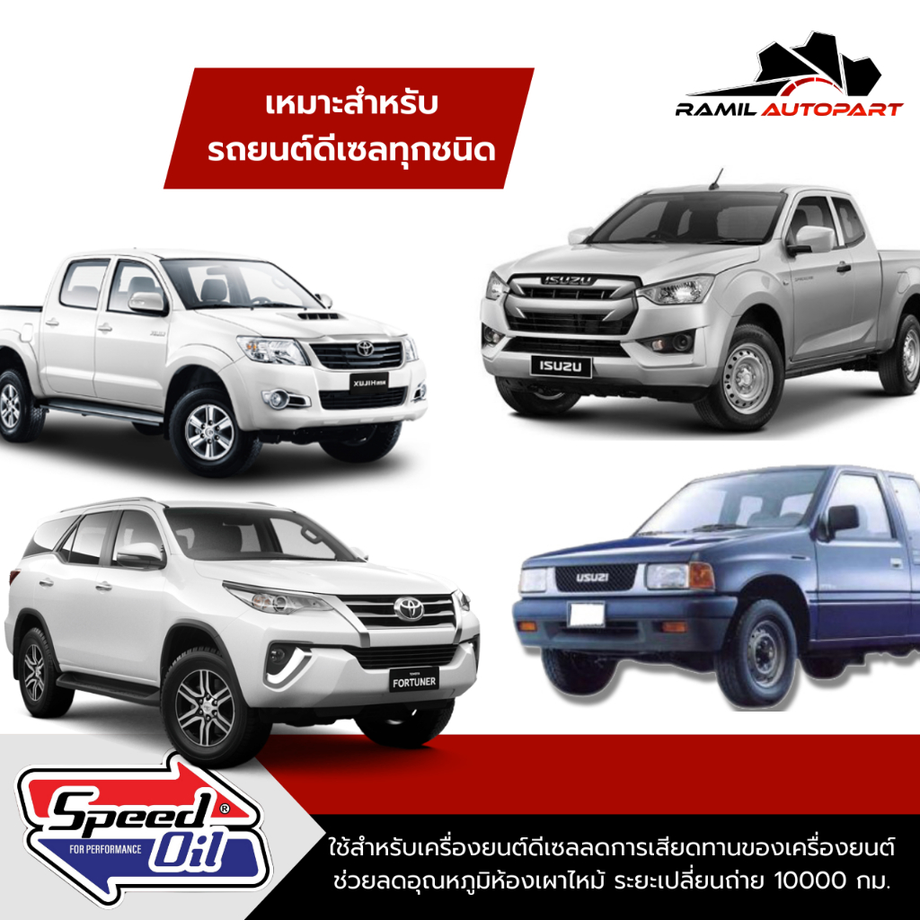 Speed oil 10W30น้ำมันเครื่องดีเซลสูตรสังเคราะห์ รูปที่ 3