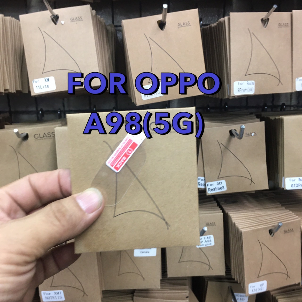 OPPO A98(5G) (2.5D) ออปโป้  ฟิล์มกันรอย ฟิล์มกระจกกันรอย ฟิล์มกันรอยเลนส์กล้อง แบบใส (LENS)
