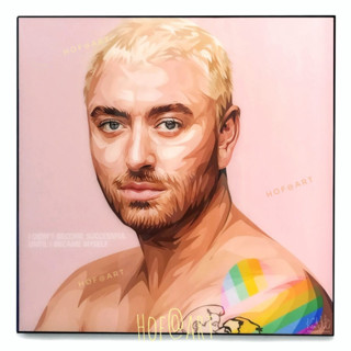 Sam Smith #2 แซม สมิธ นักร้อง เพลง Music ดนตรี รูปภาพ​ติด​ผนัง​ pop art กรอบรูป ของขวัญ​ แต่งบ้าน รูปภาพ ของสะสม