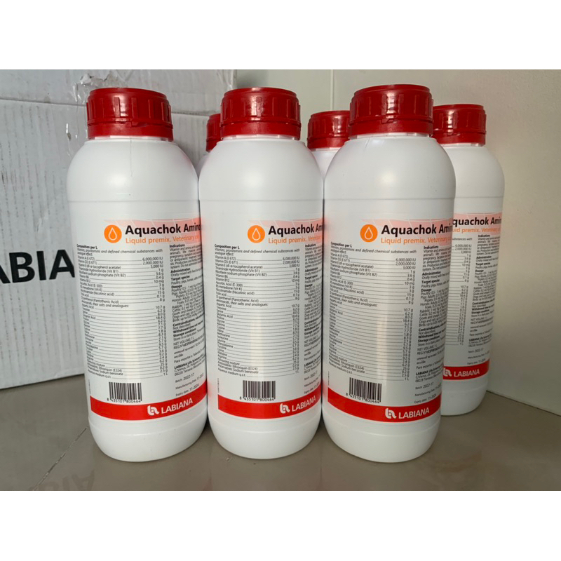 Aquachok Amino วิตามินรวมและกรดอะมิโนที่จำเป็น (1000 ml)