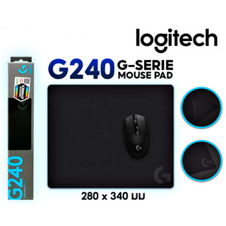 แผ่นรองเมาส์เกมมิ่ง LOGITECH G240 Gaming Mouse Pad ขนาด 280 x 340 มม. เหมาะสำหรับการเล่นเกม DPI ต่ำ