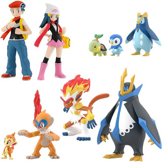 🌈🦕 พร้อมส่ง 🦕 [ขายยกชุด] BANDAI 1/20 Pokemon scale world Sinnoh region Set ver.1 โปเกม่อน ของสะสม งานแท้ ของใหม่