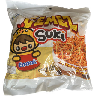 กาเมซ ซูกิ ซอย ซอส ชิคเค้น (ขนมบะหมี่กรอบปรุงรส 30กรัมx6ซอง)Gemez Suki Soy Sauce Chicken Flavour Snack