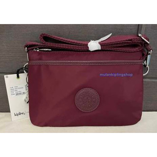 ส่งฟรี EMS Kipling Riri Crossbody Bag - Paka Wine