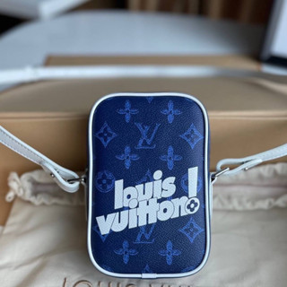 พรี Lv Louis Vuitton กระเป๋า​เก็บ​โทรศัพท์​ผู้ชาย​ กระเป๋าสะพายกระเป๋าสะพายข้าง กระเป๋าแฟชั่น