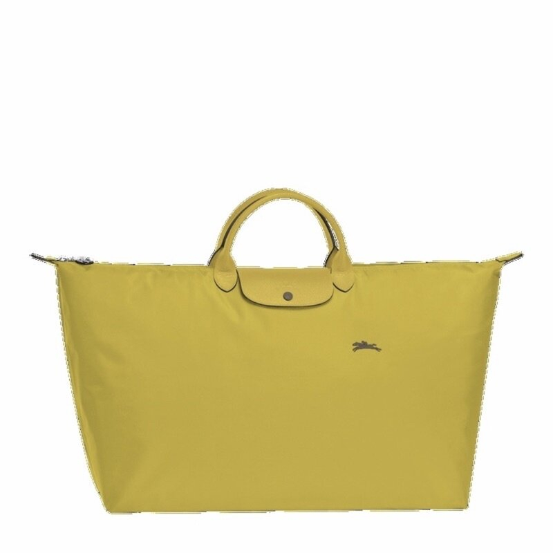 พร้อมส่ง แท้ 💯% New Longchamp Le Pliage กระเป๋าเดินทาง รุ่น Club Size L สีเหลืองมัสตาร์ด (Acide)