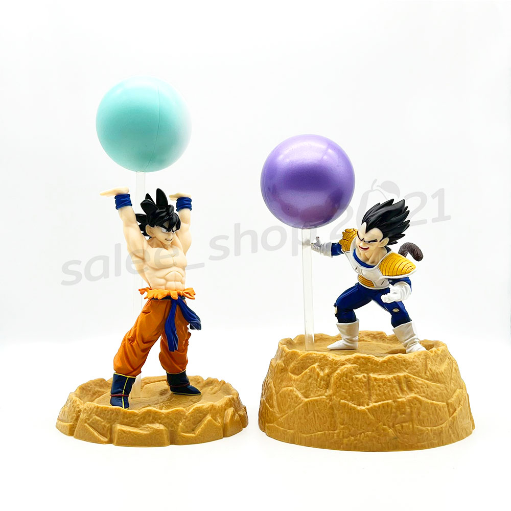 Banpresto Dragonball Figure : Son Goku(GenkiDama) vs Vegeta(PowerBall)