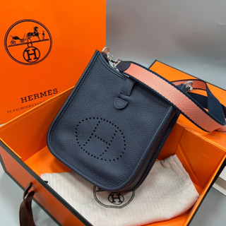 🔥ผ่อนได้🔥Hermes Evelyne Mini Bag Size 17 cm งาน Original อุปกรณ์ : Full Box Set