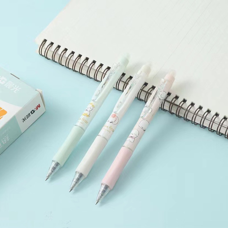 M&G H3215 ปากกาลบได้ หมึกน้ำเงิน 0.5 มม ลายสุนัข Bichon Frise