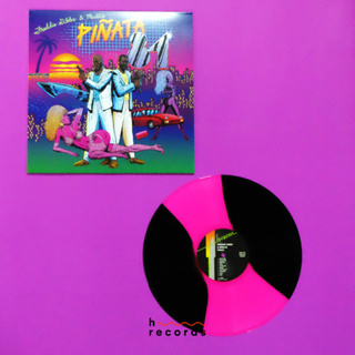 (ส่งฟรี) แผ่นเสียง Freddie Gibbs &amp; Madlib - Pinata 84 (Limited Neon Pink &amp; Black Vinyl)