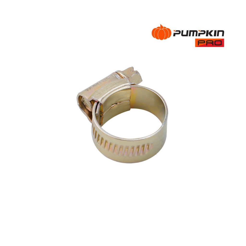 PUMPKIN เข็มขัดรัดท่อ [ เหล็กทอง ] เข็มขัดรัดสายยาง แคลมป์รัดท่อ รัดสาย มีให้เลือก 15 ขนาด เกรดเหล็กทองเหลืองไม่เกิดสนิม - รูปที่ 4