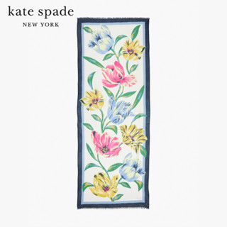 KATE SPADE NEW YORK GROWING TULIPS OBLONG SCARF KS1003842 ผ้าพันคอ