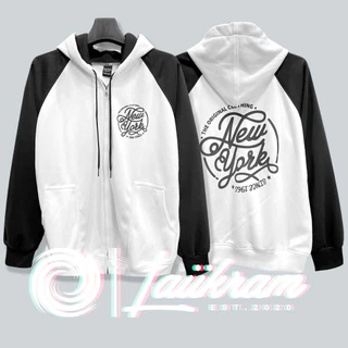 (ของแท้)เสื้อคลุมกันหนาว เสื้อฮู้ด New York รุ่นทูโทนราคาจากโรงงานโดยตรง