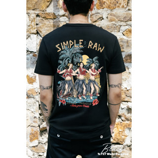 Simple&amp;Raw - เสื้อยืด TS737 Walki Paradise (ฺBlack)