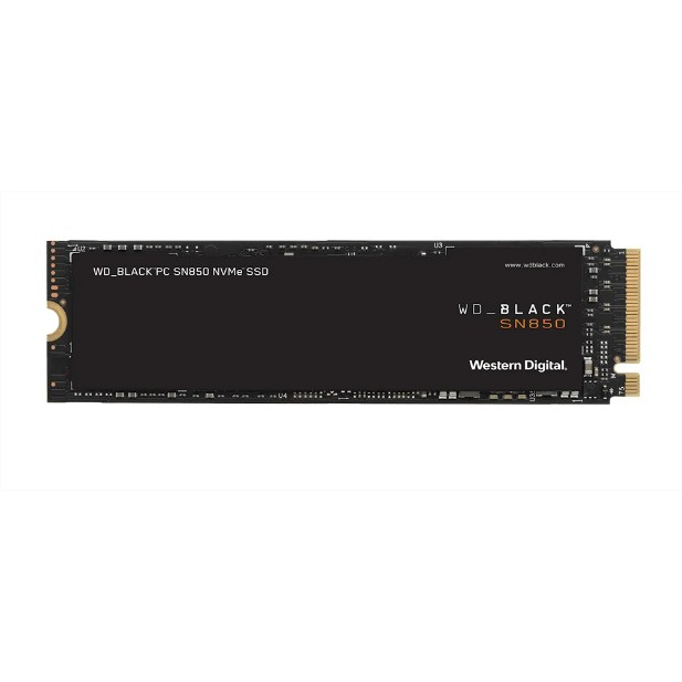 1 TB SSD (เอสเอสดี) WD BLACK SN850 (WITHOUT HEATSINK) - PCIe 4/NVMe M.2 2280 (WDS100T1X0E)
