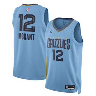 เสื้อบาสเกตบอล NBA ,Ja morant ทีม Memphis Grizzlies &amp;Swingman Jerseys (กล้ารับประกันคุณภาพ)