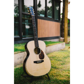 กีต้าร์โปร่ง St.Matthew OM-45 Deluxe SOLID EUROPEAN SPRUCE / SOLID INDIAN ROSEWOOD กีตาร์ Acoustic Guitar กีตาร์โปร่ง