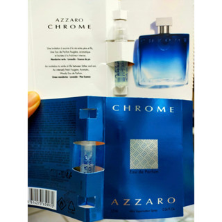 1.2ml ของแท้ 100 % Azzaro Chrome eau de parfum น้ำหอม ทดลอง parfume น้ำหอม น้ำหอมผู้ชาย azzaro wanted Viol