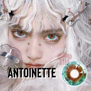 พร้อมส่งจากไทย คอนแทคเลนส์คอสเพลย์ Antoinette | Alhaitham สีฟ้าอมเขียว ตรงกลางสีน้ำตาล