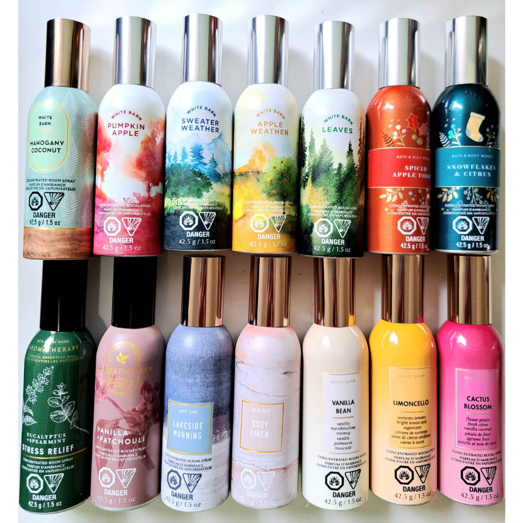 *ของแท้ 100%* Bath & Body Works Room Spray 42.5 g. ผลิตภัณฑ์ปรับอากาศขนาดเล็ก