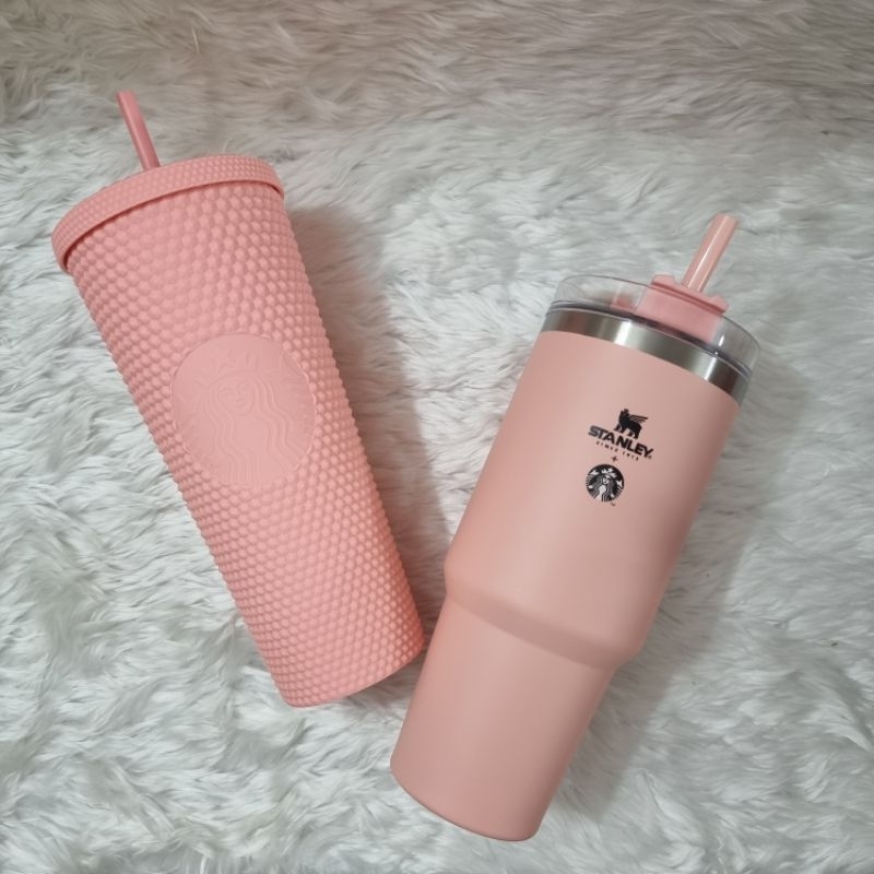 ✌️พร้อมส่ง✌️Starbucks x Stanley 16oz / 20oz / 40oz Pastel Two-Tone (New) / Ash Blue / Peach / Ash Gr
