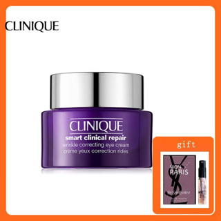 【ของแท้ 💯ผลิตภัณฑ์บำรุงรอบดวงตา】Clinique Smart Clinical Repair Wrinkle Correcting Eye Cream 15ml เข้าฟื้นฟูเติมเต็มผิวรอ