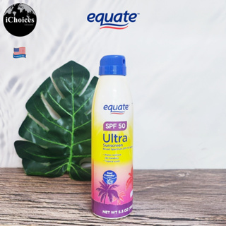 [Equate] Ultra Sunscreen Broad Spectrum Spray SPF 50, 156 g สเปรย์กันแดด สำหรับผิวกาย