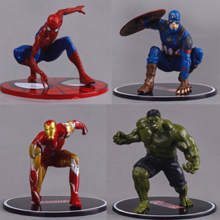 โมเดลฮัค โมเดลHulk โมเดลเหล่าAvenger ตกแต่งเค้ก งานPVC สูง 13.5cm