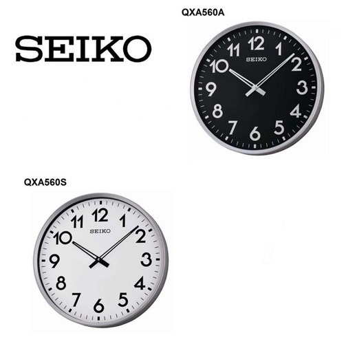 SEIKO CLOCKS นาฬิกาแขวนไชโก้ รุ่น QXA560 Seiko นาฬิกาแขวน ขนาดใหญ่16.5นิ้วของแท้ ประกันศูนย์1ปี QXA5