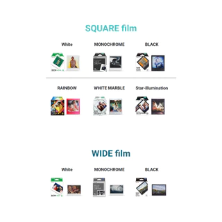 Fujifilm Instax Mini Film (10Pcs/Pack) ฟิล์มสำหรับกล้องอินสแตนท์ 1แพ็ค ถ่ายได้ 10 รูป มีสีกรอบภาพให้เลือกหลายสี ของแท้
