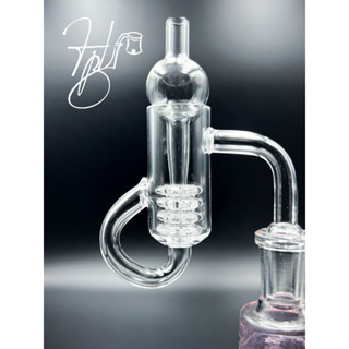 Quartz Banger Diamond Knot Recycler for Dab rig, Wax/Dab/Shatter DPQBN023