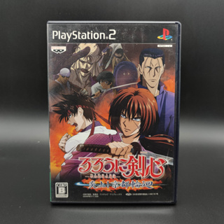 Rurouni Kenshin: Meiji Kenkaku Romantan แผ่นแท้ PlayStation 2 PS2 แผ่นสภาพดี มีกล่องใสสวม เพื่อเก็บสะสมให้