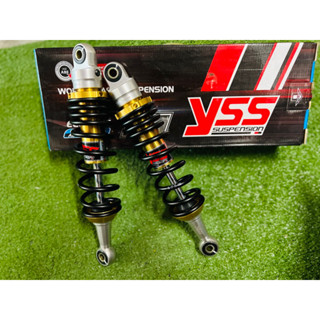 YSS โช๊คแก๊ส E-SERIES ใช้อัพเกรดสำหรับ HONDA Wave110i / Wave125i ( RE302-300T-40AL-38)โช๊คคู่หลัง สปริงดำรุ่นโหลด 300mm