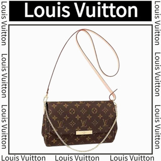 🎈หลุยส์ วิตตอง Louis Vuitton Favorite Chain Bag/กระเป๋าสะพายข้าง/กระเป๋าใต้วงแขน/กระเป๋าถือ/🥰