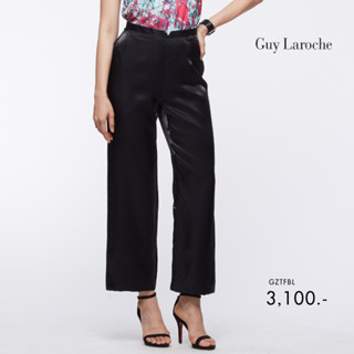 Guy Laroche กางเกงขาวยาว กาง﻿เ﻿กงผู้หญิง กางเกงขายาวสีดำ ใส่สบาย ทรงสวย (GZTFBL)