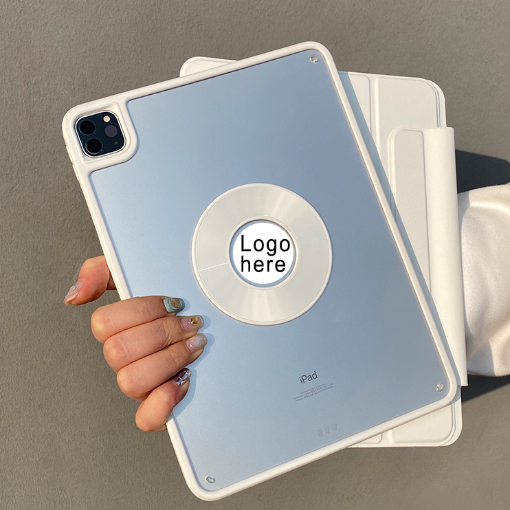 จัดส่งทันที  เคสไอแพด หมุน 720° แม่เหล็กแรงสูง วัสดุ PC ถอดออกได้ เคส ipad Air8 11 Air7 gen12 mini7 – โปรปัง